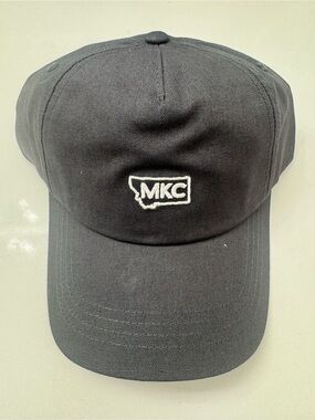 Montana knife company Black Cap with White MKC Outline